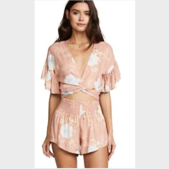 Winston White Large Aurora Floral Romper - Picture 3 of 10